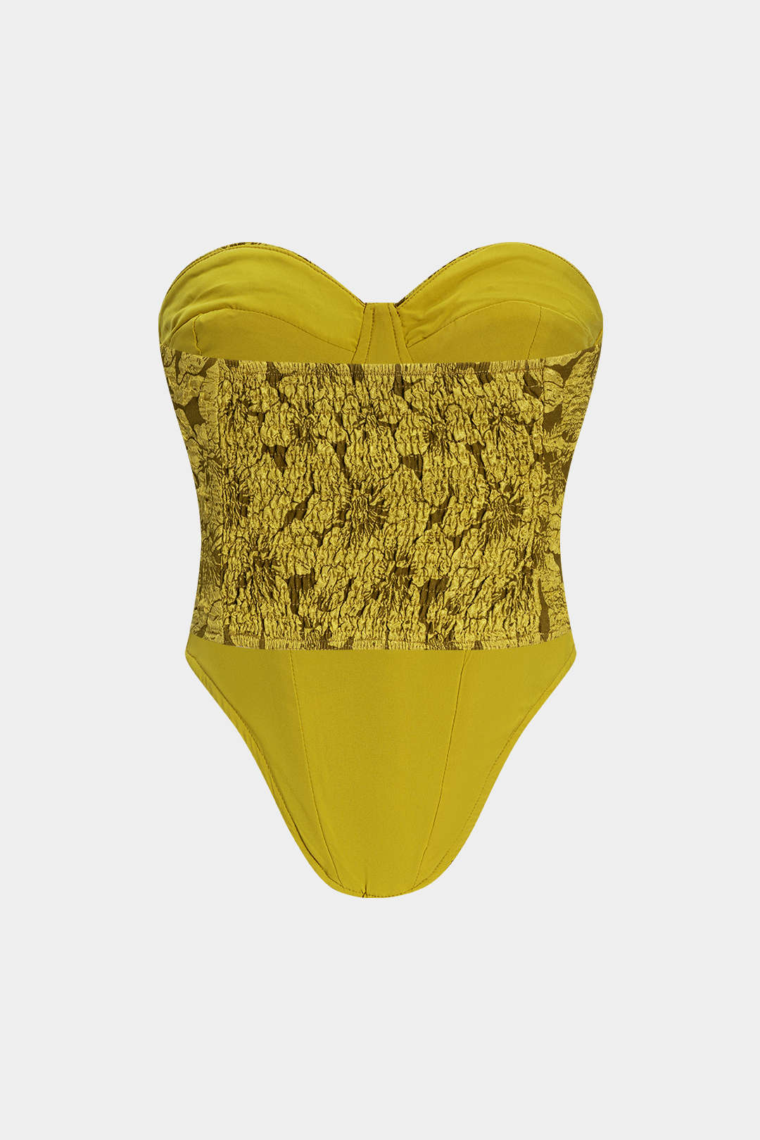 Jacquard Bustier Tube Top