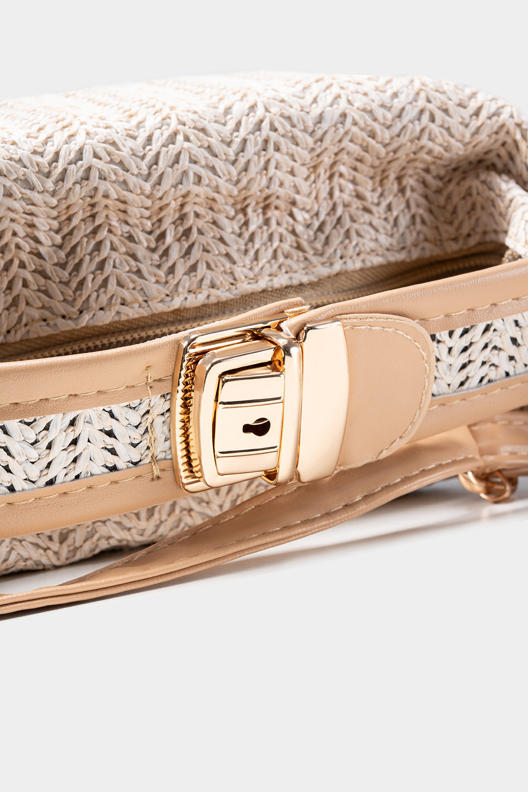 Straw Woven Shoulder Clutch Bag