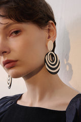 Geometric Drop Earrings