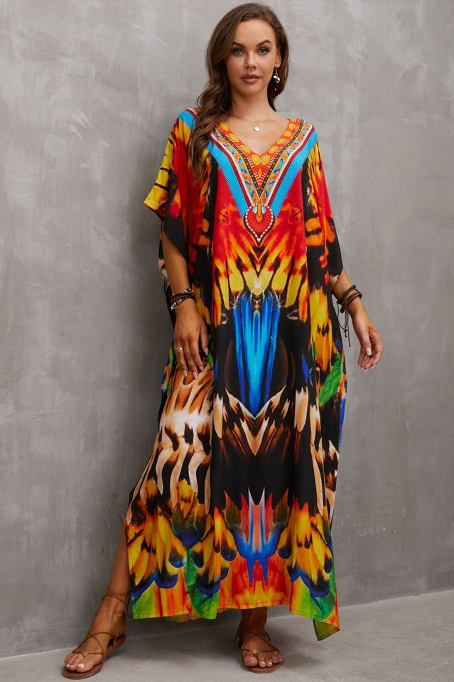 Tie Dye Cover Up Dress (19 Colors)