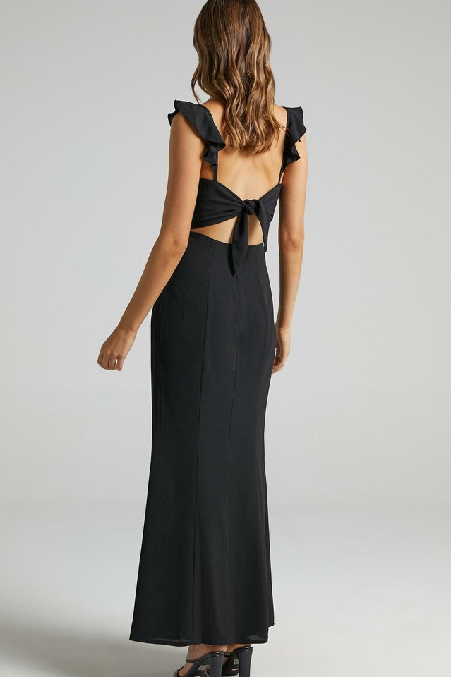 More Than This Ruffle Strap Maxi Dress