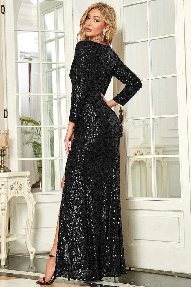 Shine Away Sequin Maxi Dress