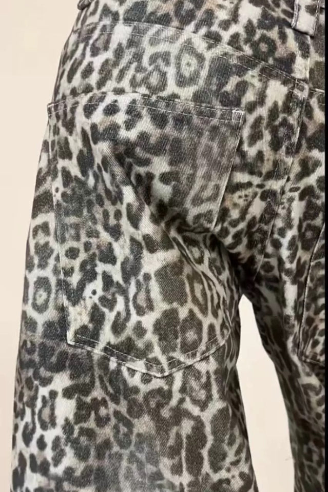 Leopard Fade Colossus Jeans