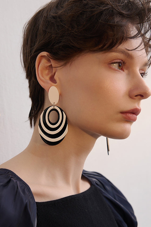 Geometric Drop Earrings