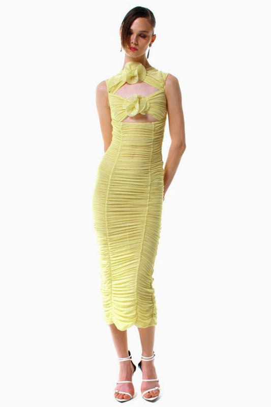Flower Bloom Midi Dress