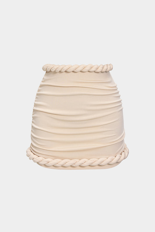 Twist Knot Ruched Skirt