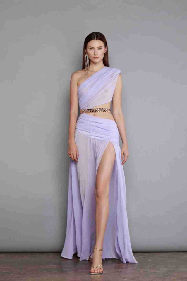 Cressida Split Chain Maxi Dress