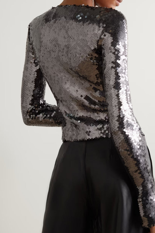 Solaris Sequined Top