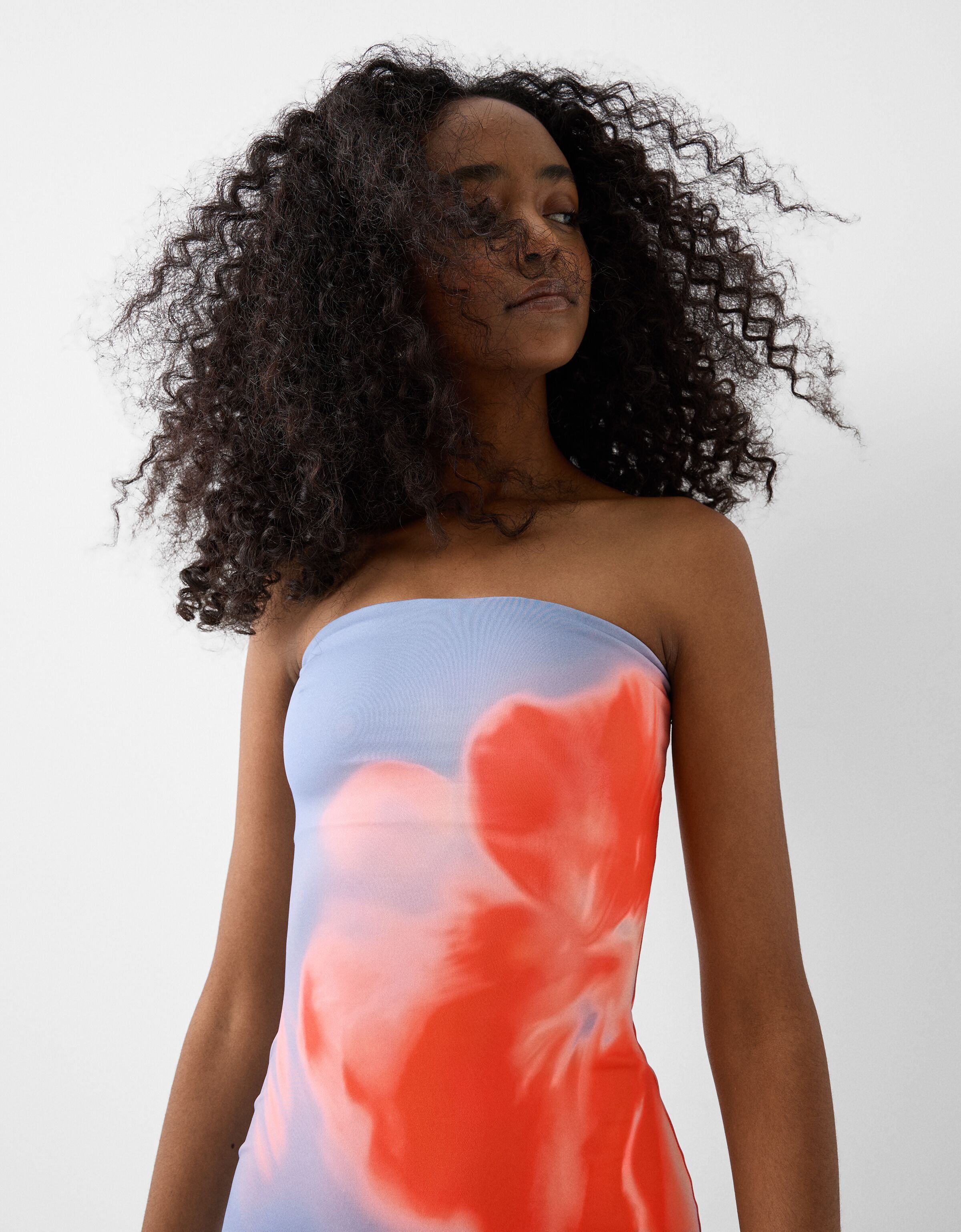 Sally - Bandeau Flower Dress