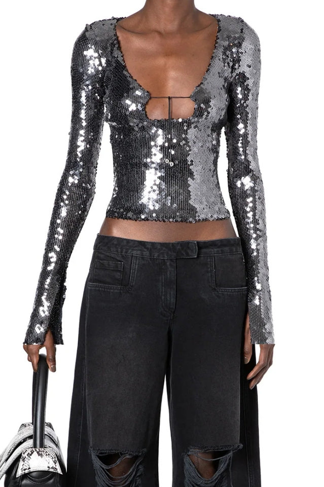 Solaris Sequined Top