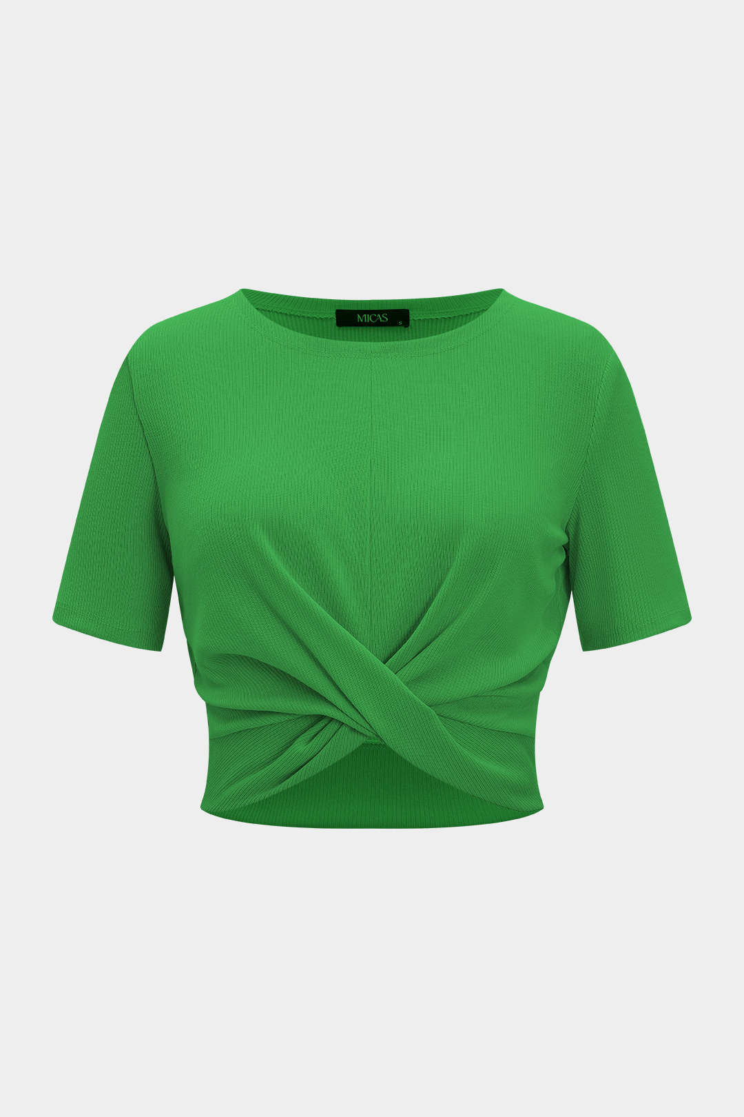 Solid Crossed T-Shirt