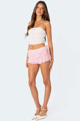 Unicorn Layered Ruffle Shorts