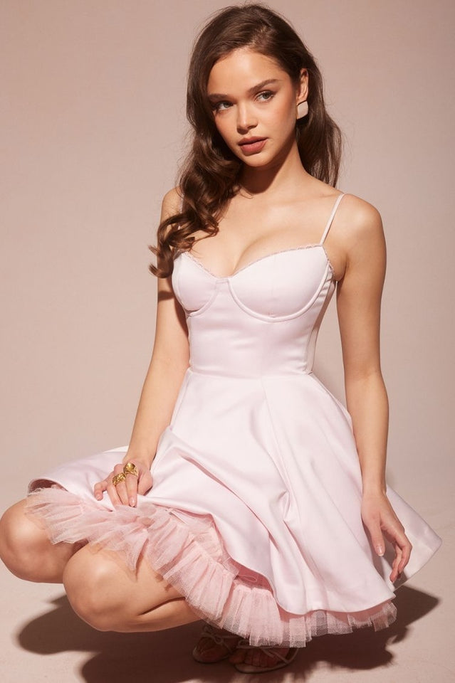 Mademoiselle Ballerina Pink Tulle Mini Dress