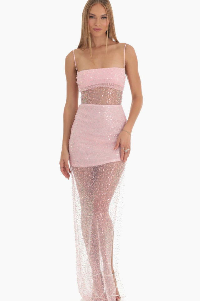 Jxzom Sequin Maxi Dress