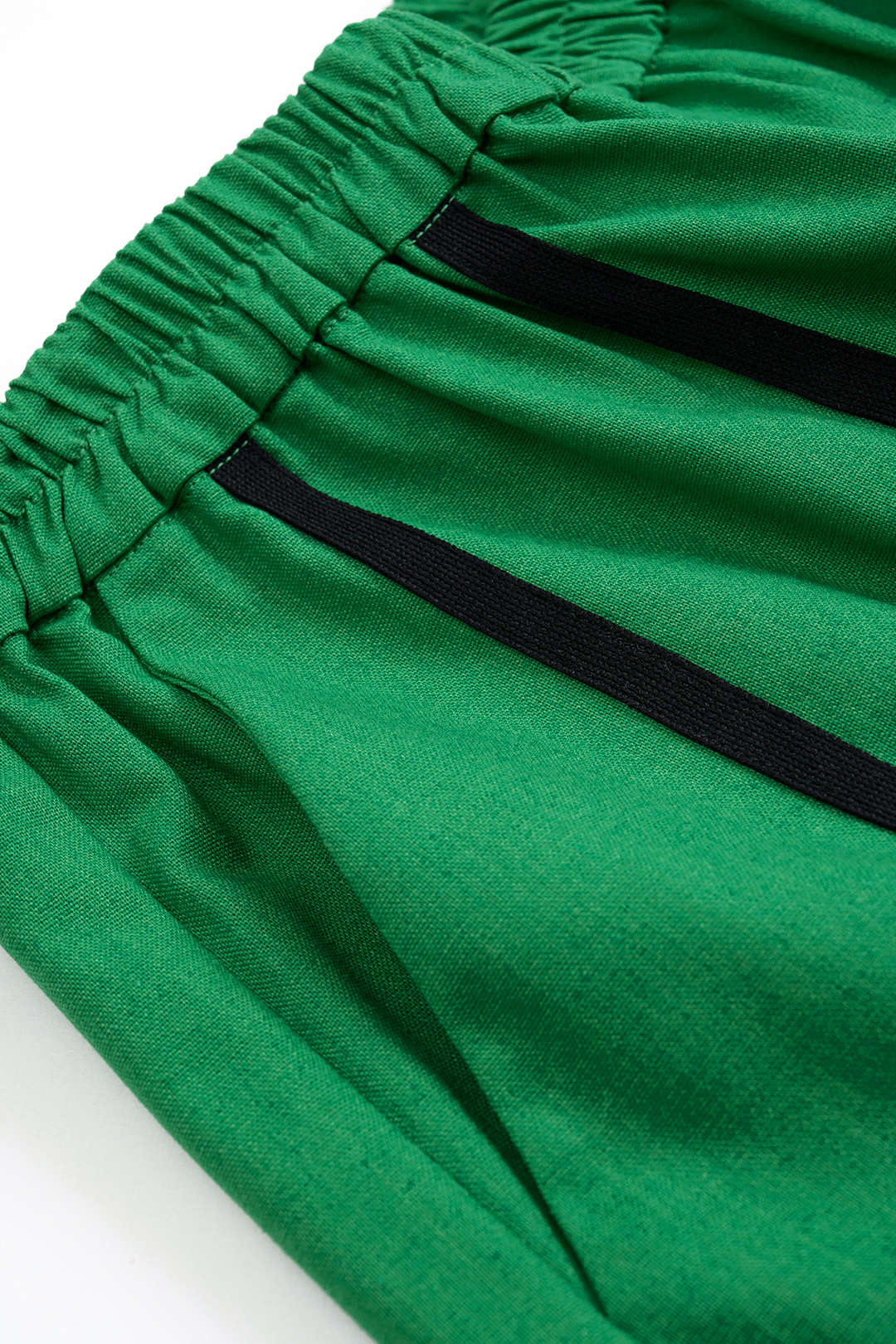 Pocket Detail Patchwork Trousers
