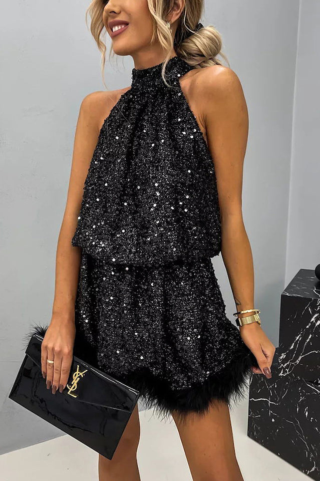 Casidy Sequin Mini Dress