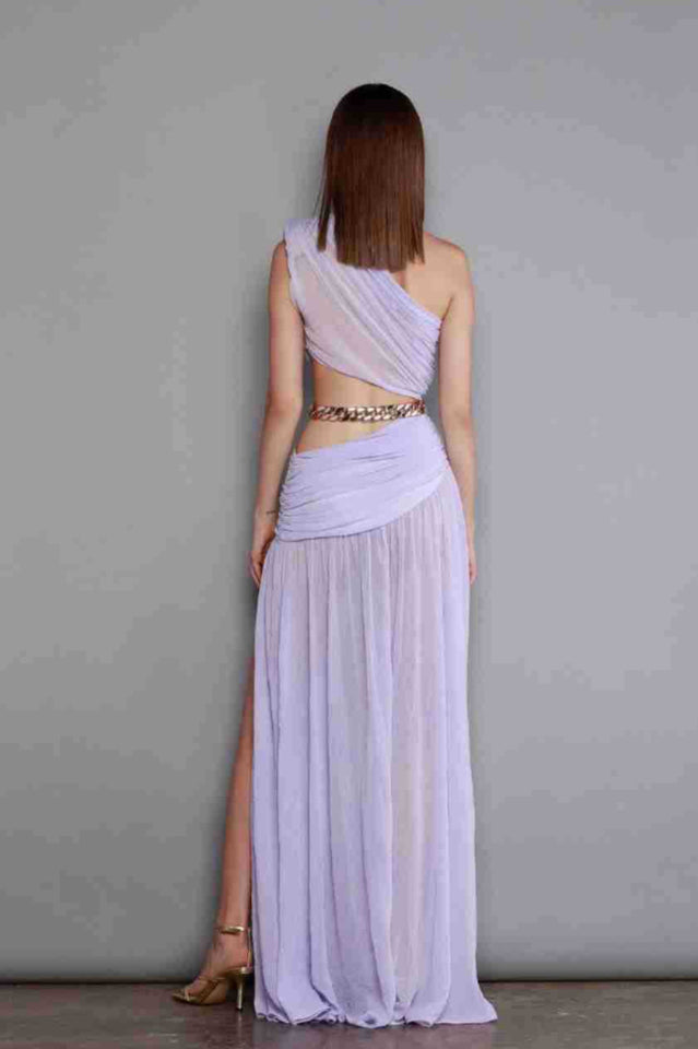 Cressida Split Chain Maxi Dress