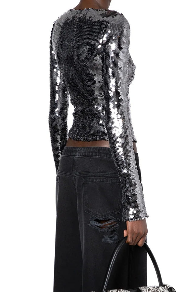 Solaris Sequined Top