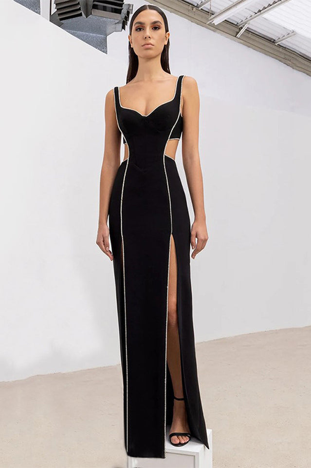 Martha Black High Slits Dress