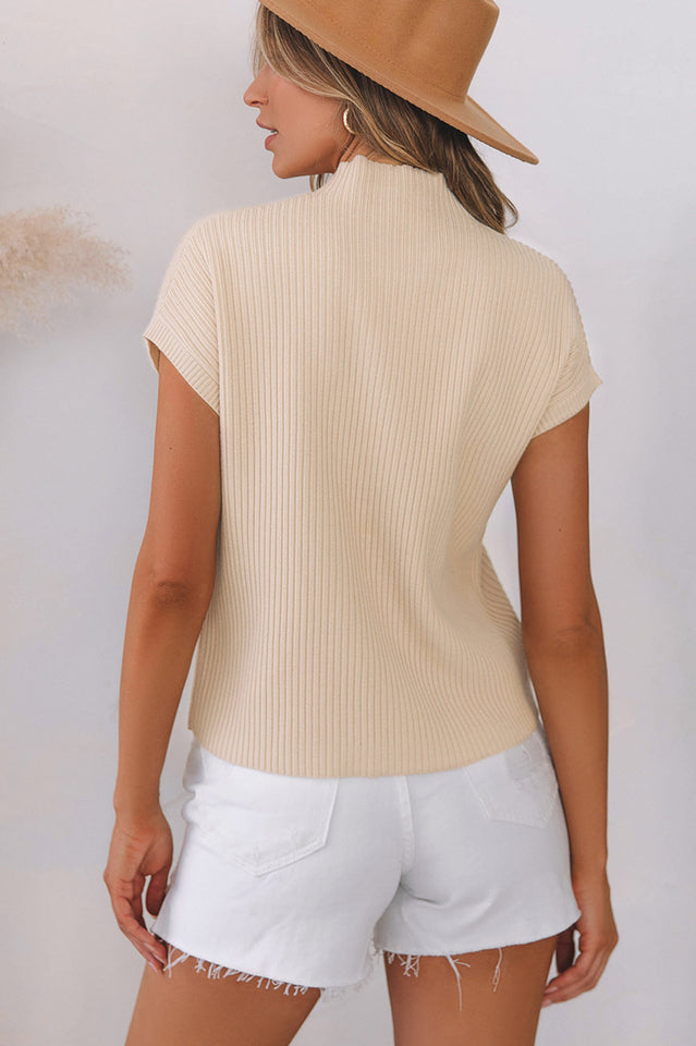 Apollo Short Sleeve Knit Sweater