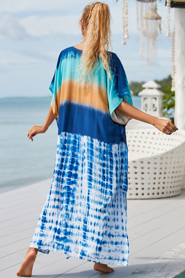 Tie Dye Cover Up Dress (18 Colors)