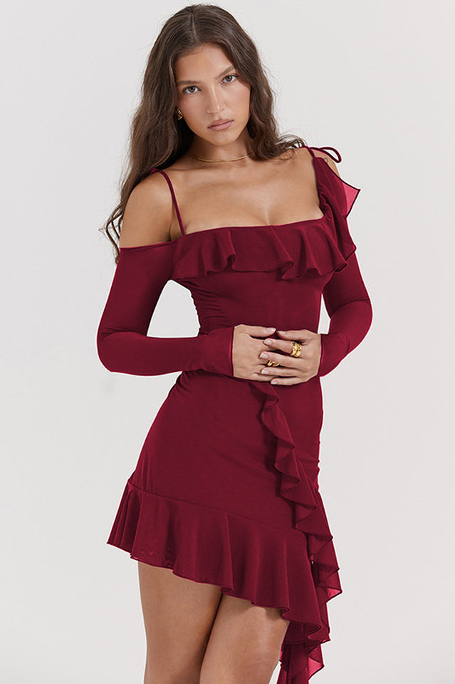 Kiki Ruffle Mini Dress