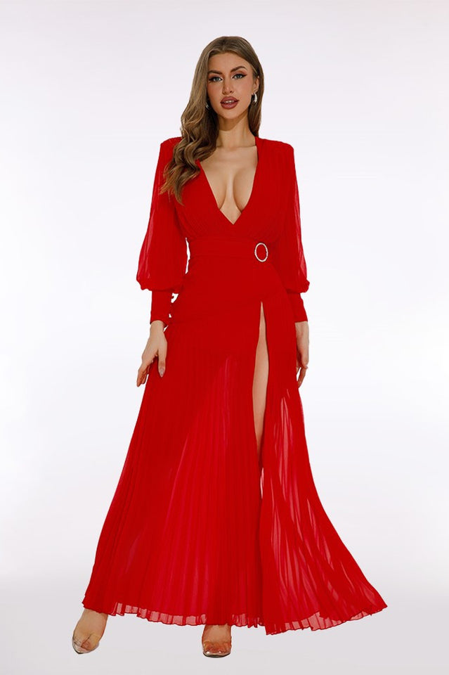 True Destiny Red Maxi Dress