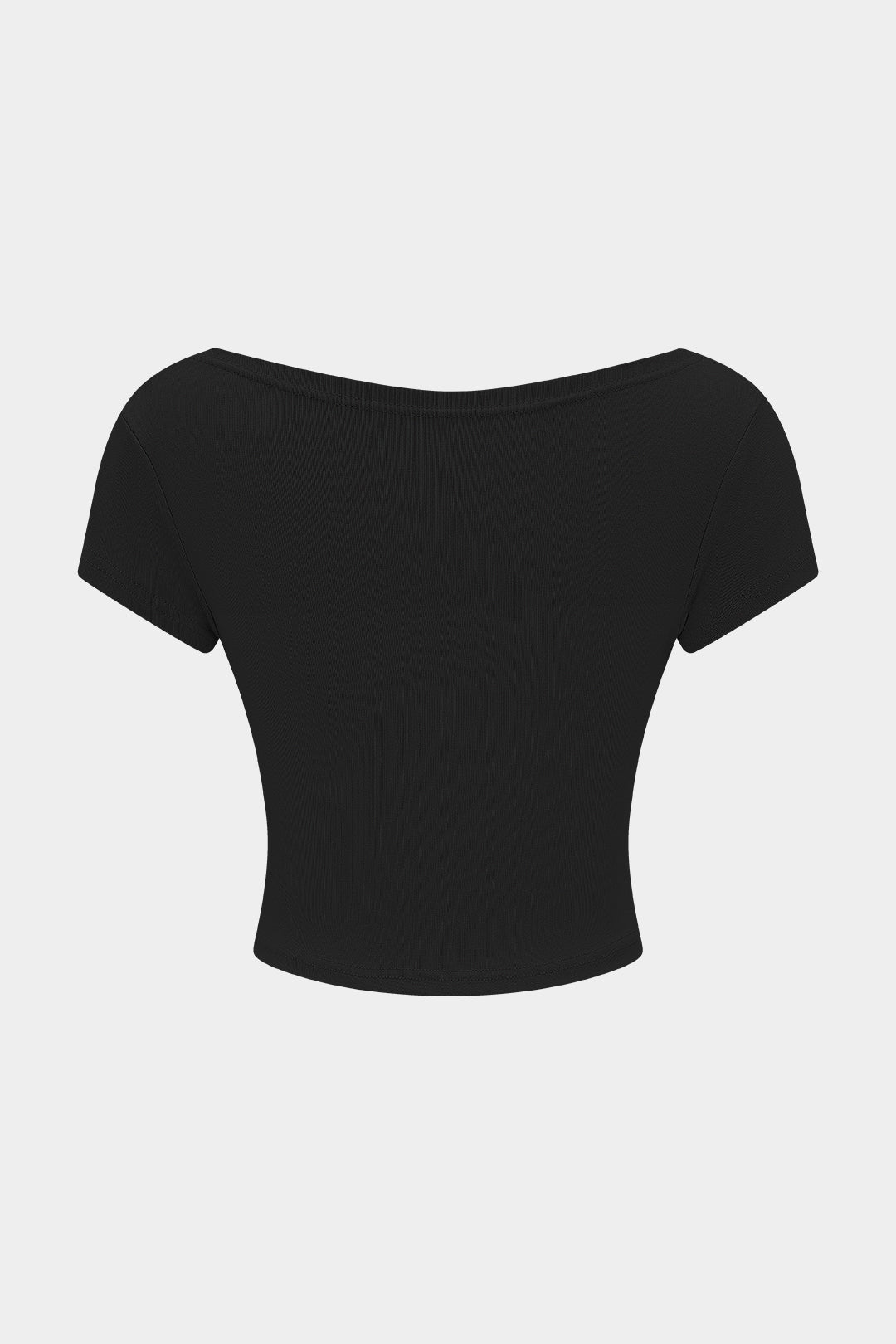 Solid Ruched Short Sleeve T-Shirt