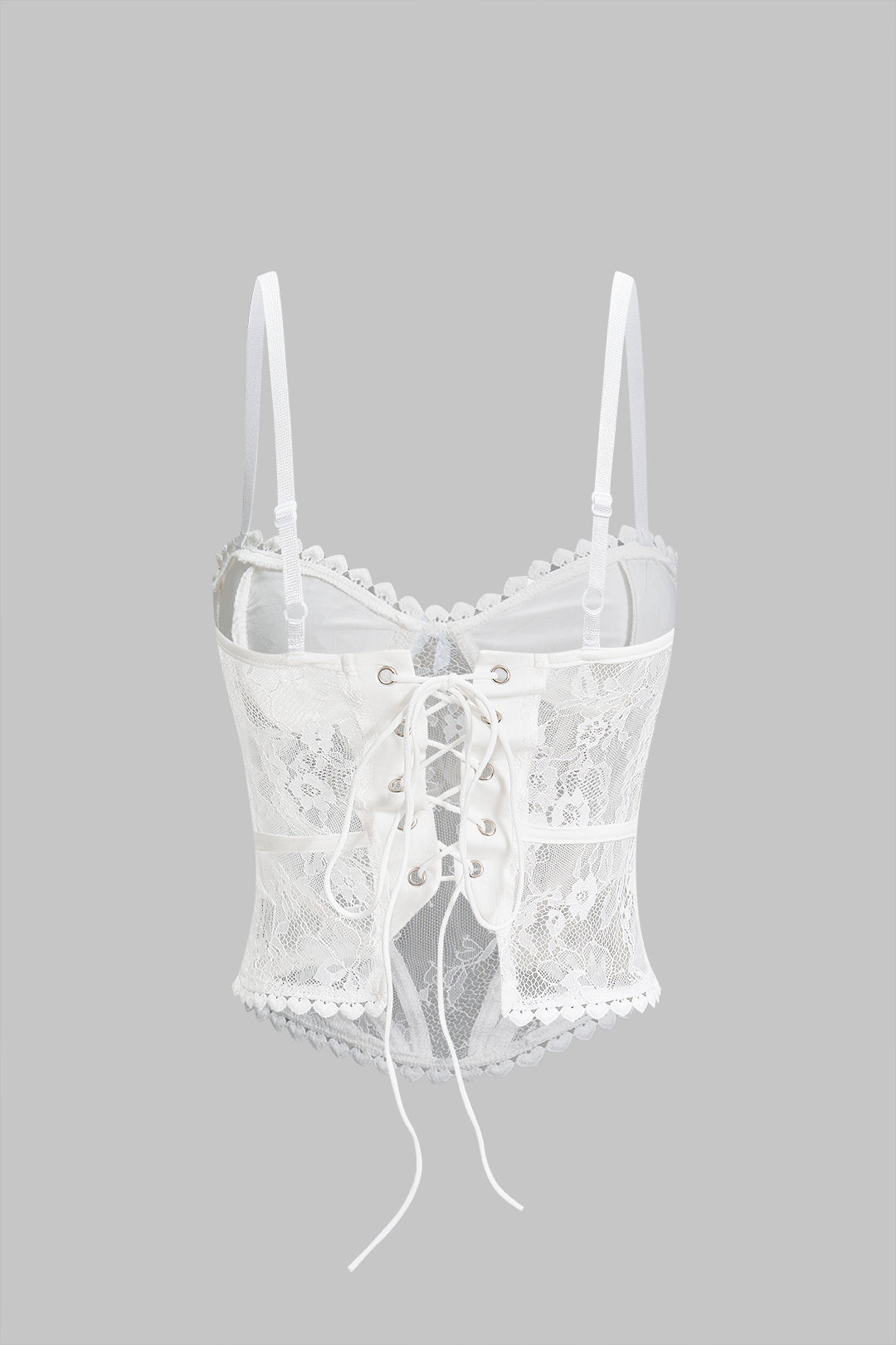 Slip Corset Waist Strappy Cami Top