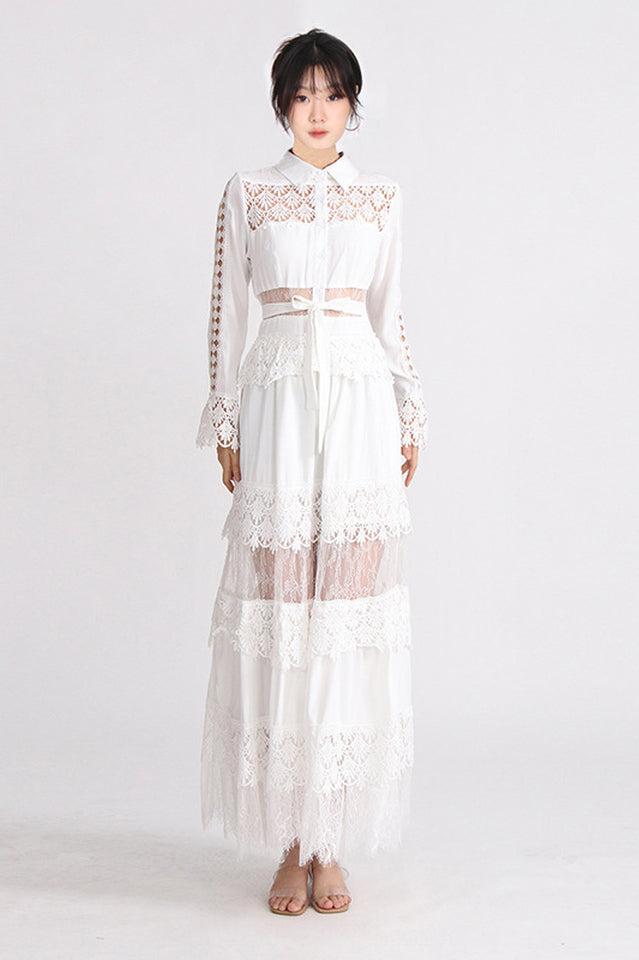 Aalis Lace Maxi Dress