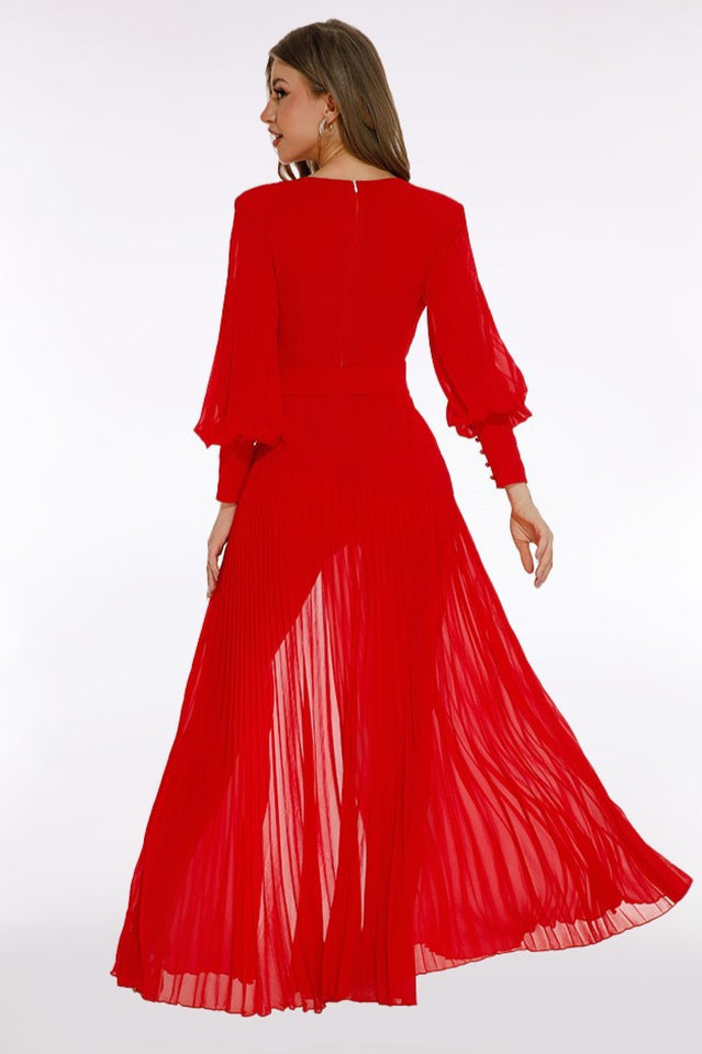 True Destiny Red Maxi Dress