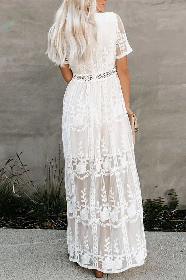 Boho Beach Cover Up Dress