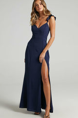 More Than This Ruffle Strap Maxi Dress