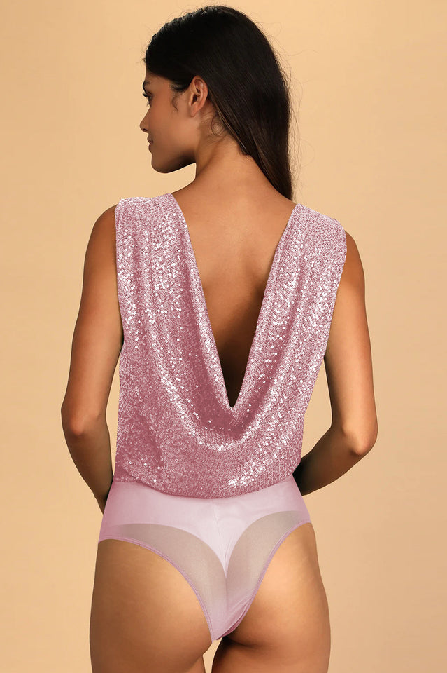 Evening Of Wonder Sequin Bodysuit