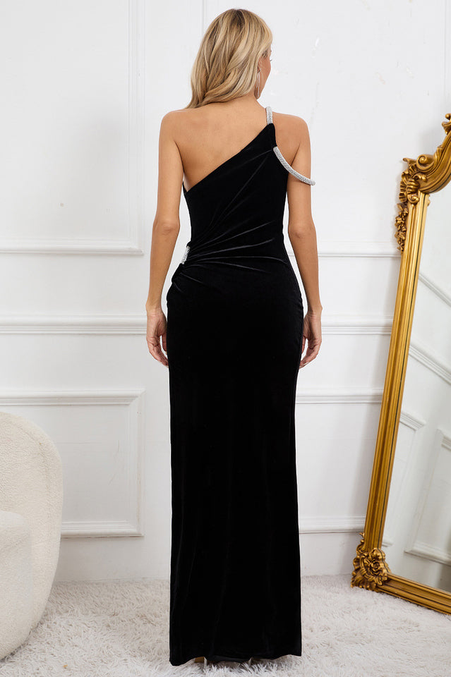 Uerzay Cutout Velvet Maxi Dress