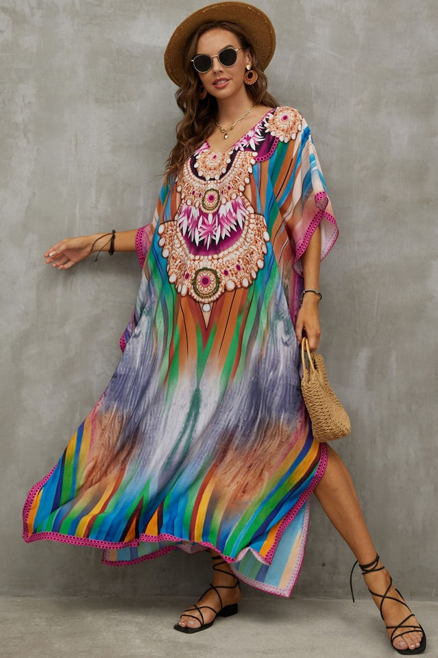 Tie Dye Cover Up Dress (19 Colors)