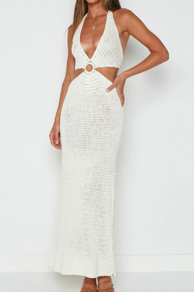 Haven Crochet Maxi Cover Up Dress