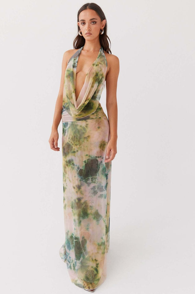 Elysia Chiffon Maxi Dress