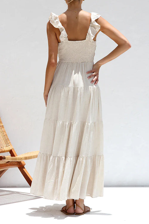 Linamoda | Sleeveless Linen Maxi Dress