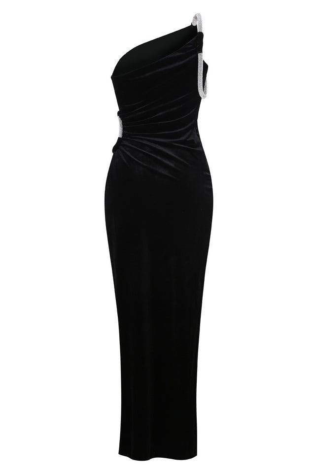 Uerzay Cutout Velvet Maxi Dress