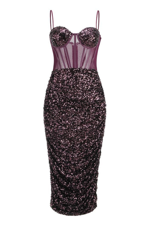 Layla Sequin Corset Dress