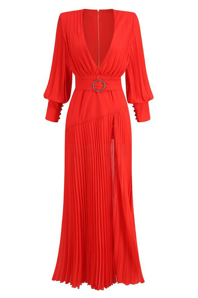 True Destiny Red Maxi Dress