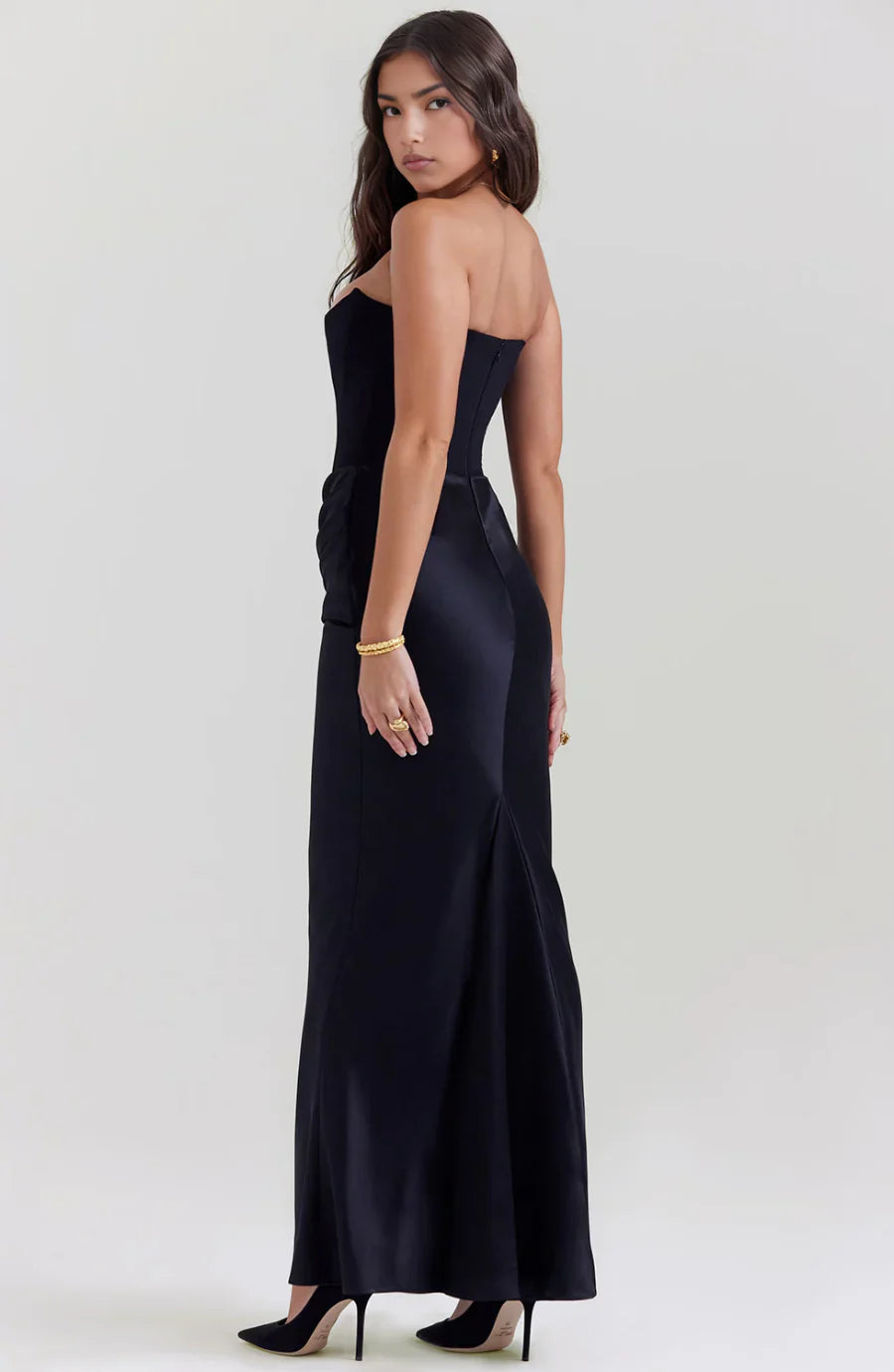 Mayla - Strapless Elegant Maxi Dress