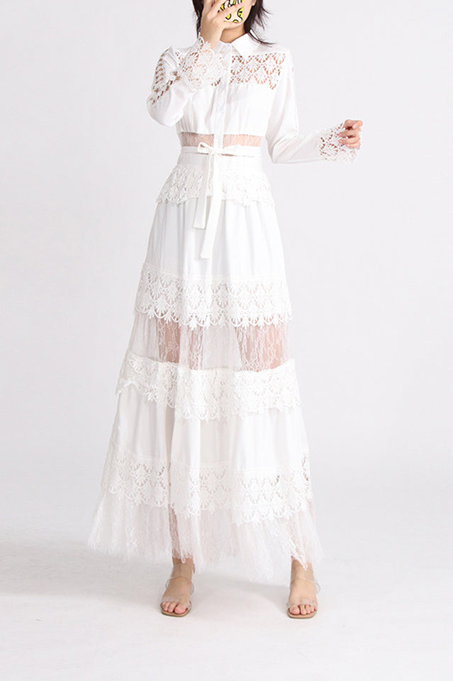 Aalis Lace Maxi Dress