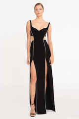 Martha Black High Slits Dress