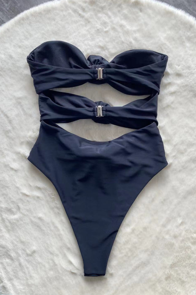 Aerie Ribbed Triple Knot One Piece Swimsuit