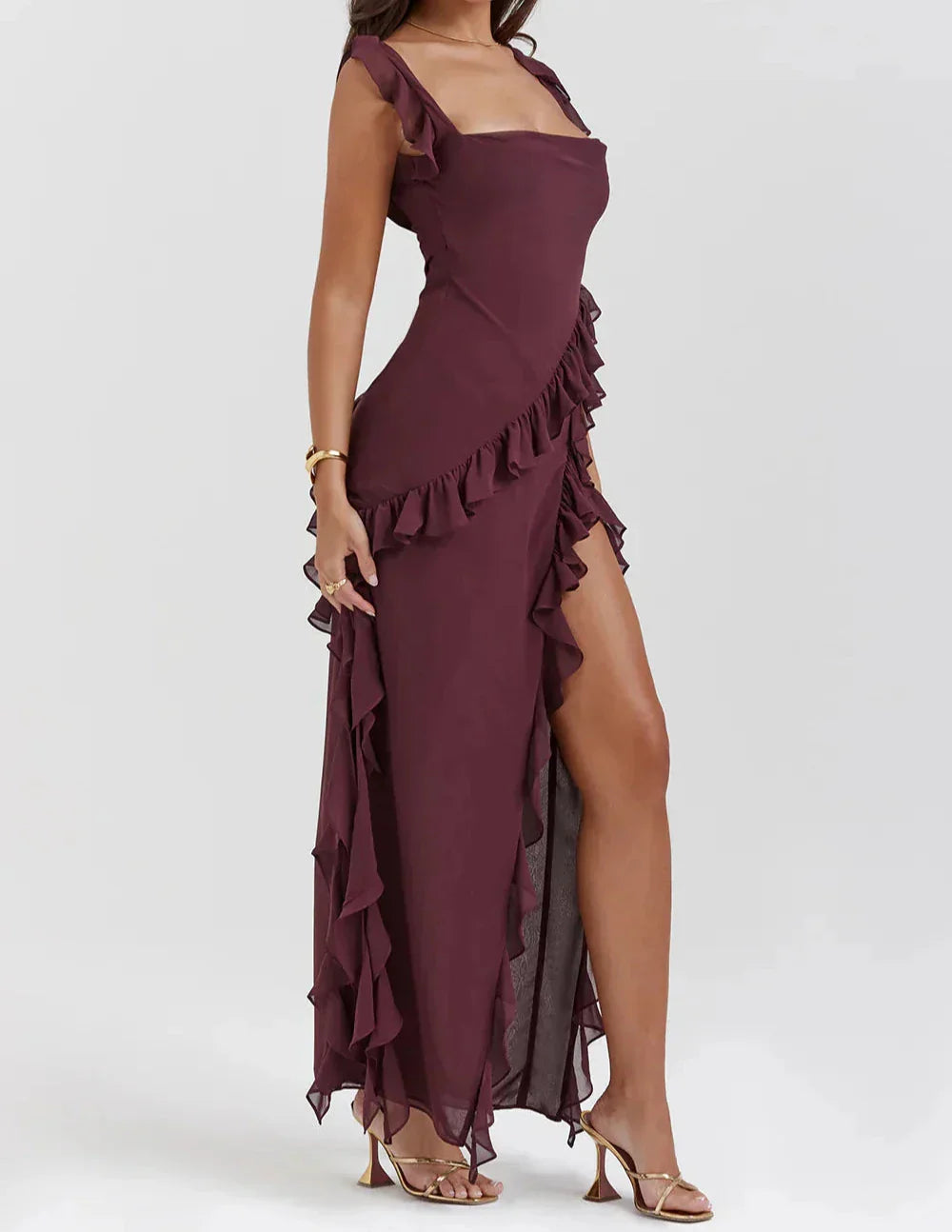 Lara - Elegant Open Leg Dress