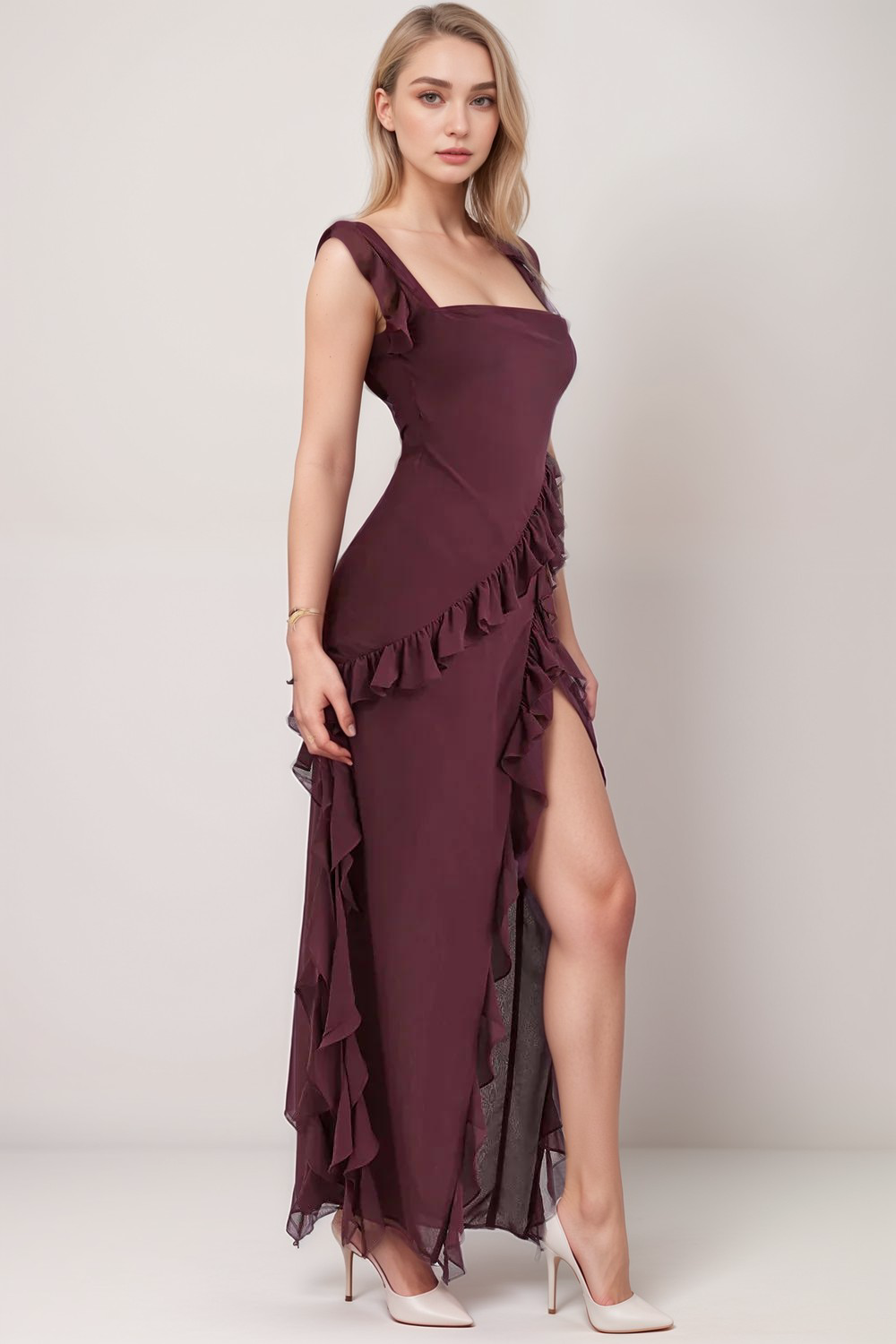 Lara - Elegant Open Leg Dress