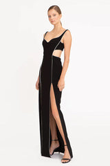 Martha Black High Slits Dress