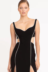 Martha Black High Slits Dress